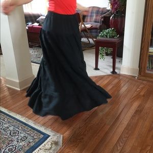 Chico's cascading crinkle Skirt